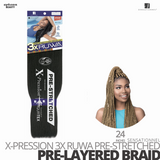 X-PRESSION 3X Ruwa Pre-Stretched Braids #24 inches