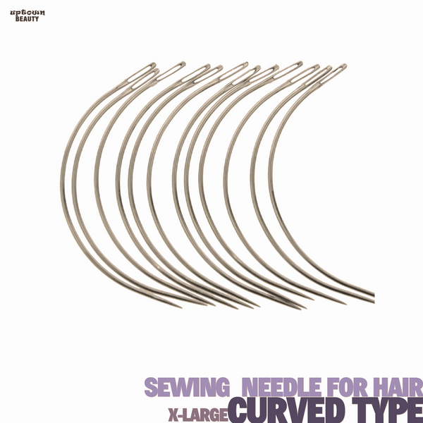 Sewing Needle for Hair #C (Curved) -Type -X-Large