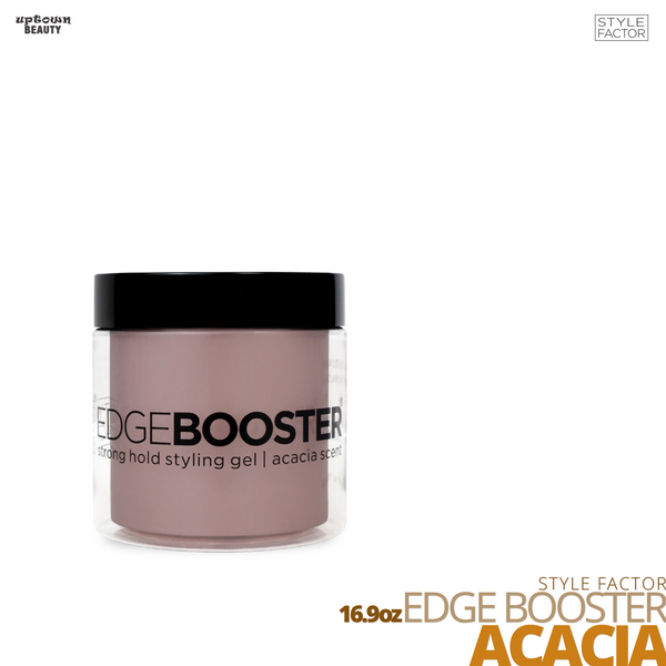 Style Factor Edge Booster Strong Hold Water-Based Pomade # 16.9oz # Acacia