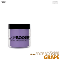 Style Factor Edge Booster Strong Hold Water-Based Pomade # 16.9oz # Grape