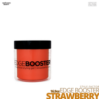 Style Factor Edge Booster Strong Hold Water-Based Pomade # 16.9oz # Strawberry