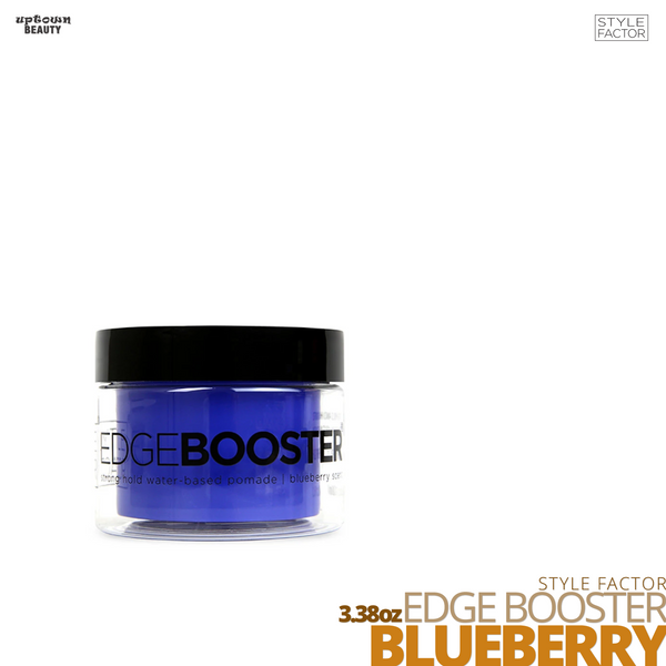 Style Factor Edge Booster Strong Hold Water-Based Pomade # 3.38oz # Blueberry