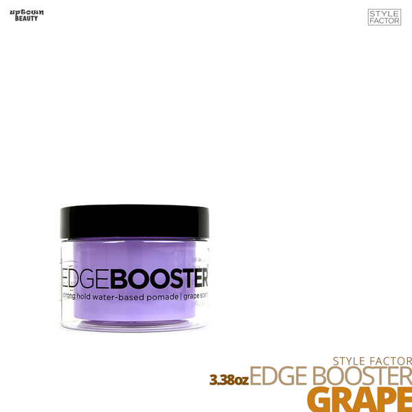 Style Factor Edge Booster Strong Hold Water-Based Pomade # 3.38oz # Grape