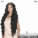 ZURY HOLLYWOOD Synthetic Natural Dream Feel & Look Bundle Weave #Ocean Wave 30 inches